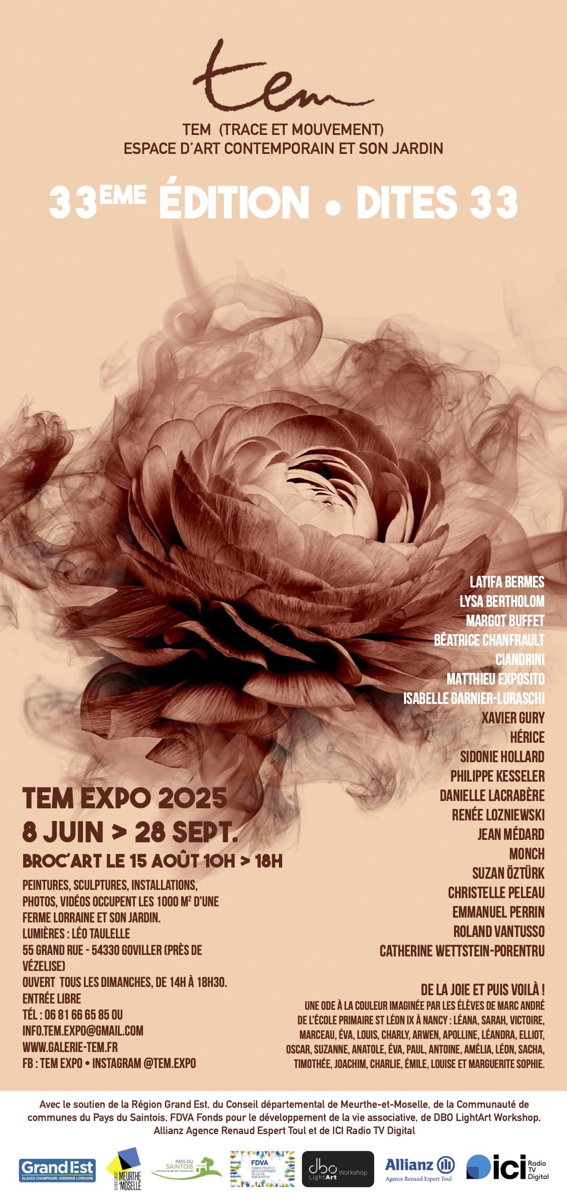 📢 EXPOSITION « DITES 33 » à TEM (54)