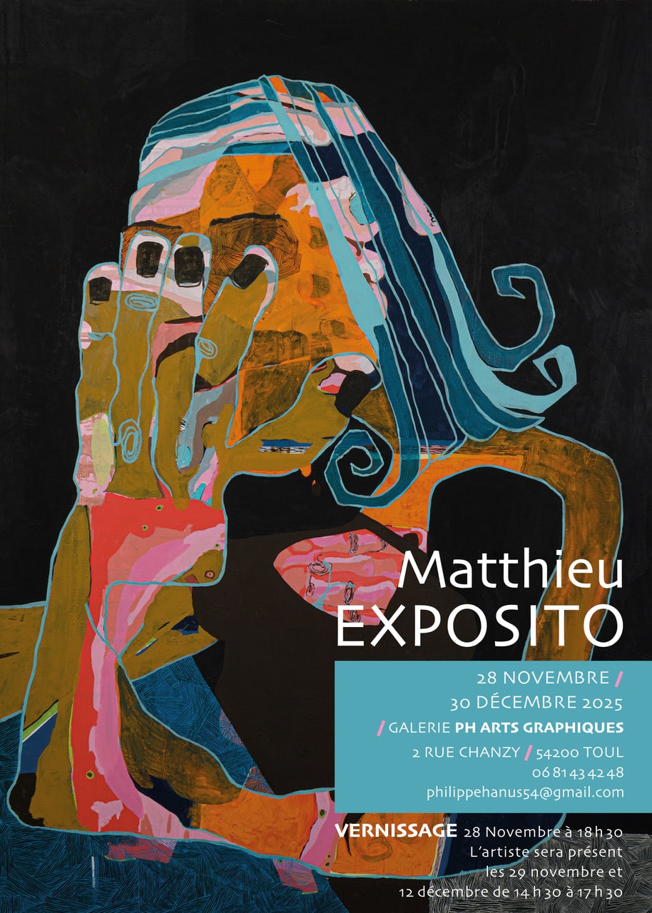 Matthieu Exposito à Toul – Gouaches, estampes et sculptures à la Galerie PH Arts Graphiques