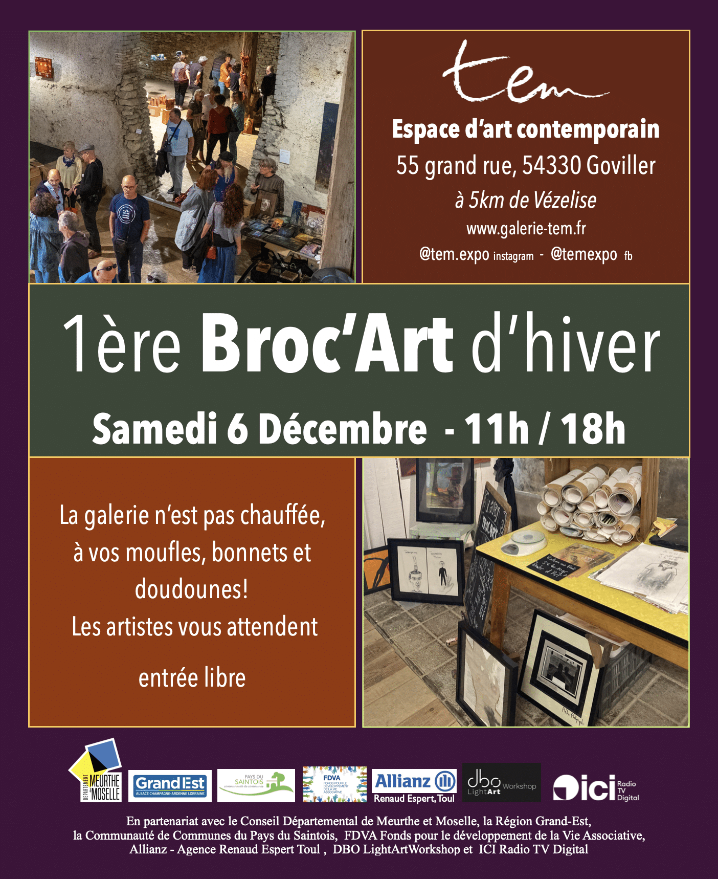 Participation à la 1ʳᵉ Broc’Art à Goviller